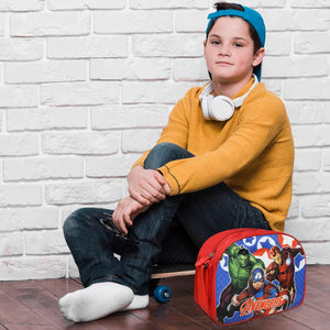 Stylbase 18" Polyester Car Duffle Bag for Kids' Travel, 15 cm, Red Avengers