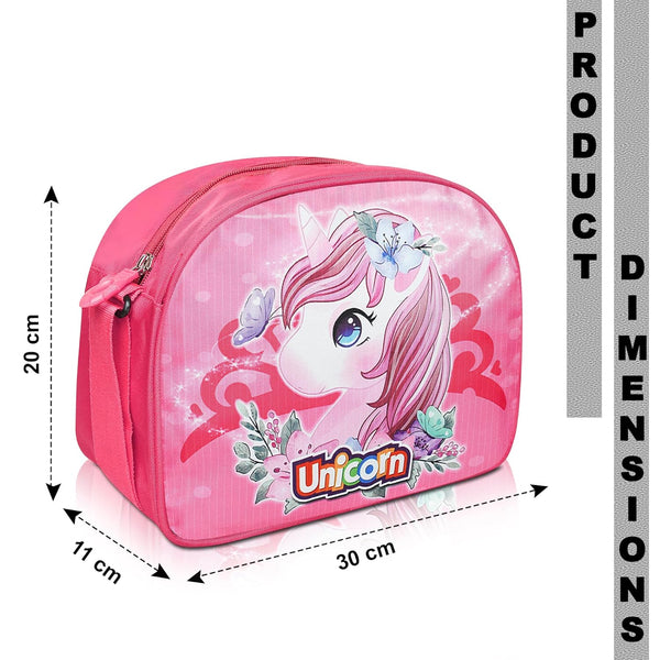 Stylbase 18" Polyester Car Duffle Bag for Kids' Travel, 15 cm, Pink Unicorn