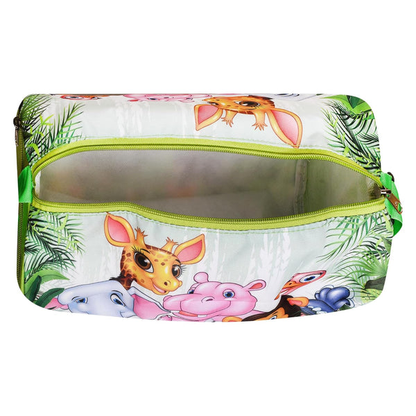 Kids Duffle Travel Bag for Travelling, Dance, Swimming, Picnic, Sports, Traveling Bag for Boys & Girls (Jungle)