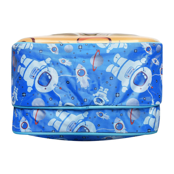 3D Cartoon Sheet School Bag | Waterproof Backpack Ideal For Kids age 5-7 years | UKG, Nursery and 1st Class 15L (Space-Boy)