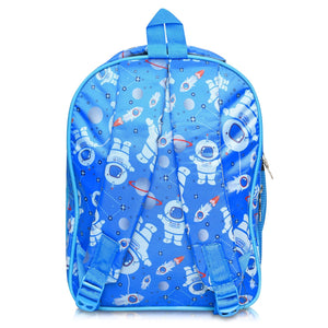 3D Cartoon Sheet School Bag | Waterproof Backpack Ideal For Kids age 5-7 years | UKG, Nursery and 1st Class 15L (Space-Boy)