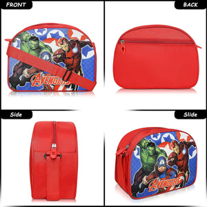 Stylbase 18" Polyester Car Duffle Bag for Kids' Travel, 15 cm, Red Avengers