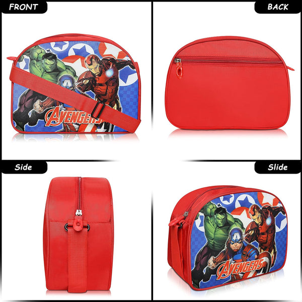 Stylbase 18" Polyester Car Duffle Bag for Kids' Travel, 15 cm, Red Avengers