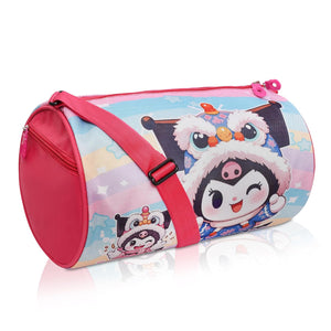 Kids Duffle Travel Bag for Travelling, Dance, Swimming, Picnic, Sports, Traveling Bag for Boys & Girls ( Kuromi)