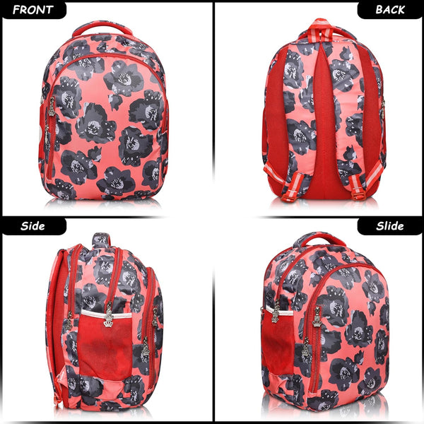 Stylbase 20L School Bag for Boys | Premium Polyester Backpack Bags for Women & Men | 3 Compartments Lightweight & Water Resistant | Stylish College Bag for Girls & Backpack for Travelling