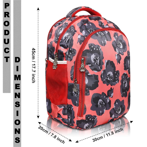 Stylbase 20L School Bag for Boys | Premium Polyester Backpack Bags for Women & Men | 3 Compartments Lightweight & Water Resistant | Stylish College Bag for Girls & Backpack for Travelling