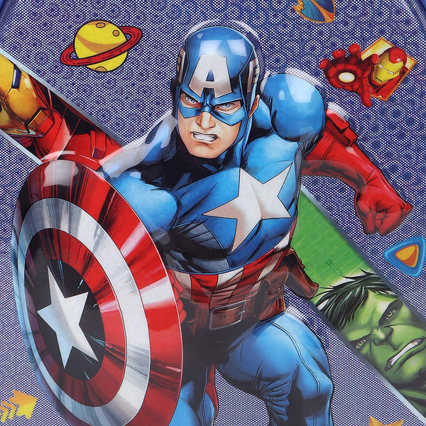 3D Cartoon Sheet School Bag | Waterproof Backpack Ideal For Kids age 5-7 years | UKG, Nursery and 1st Class 15L (Avengers)