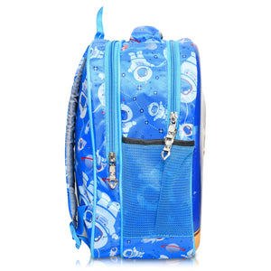 3D Cartoon Sheet School Bag | Waterproof Backpack Ideal For Kids age 5-7 years | UKG, Nursery and 1st Class 15L (Space-Boy)