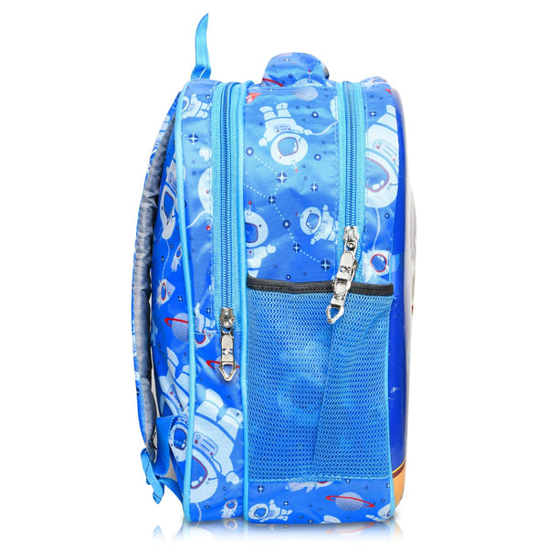 3D Cartoon Sheet School Bag | Waterproof Backpack Ideal For Kids age 5-7 years | UKG, Nursery and 1st Class 15L (Space-Boy)
