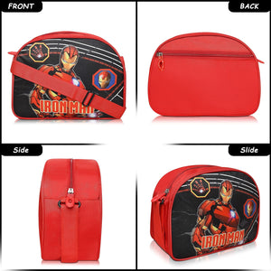Stylbase 18" Polyester Car Duffle Bag for Kids' Travel, 15 cm, Red Iron Man
