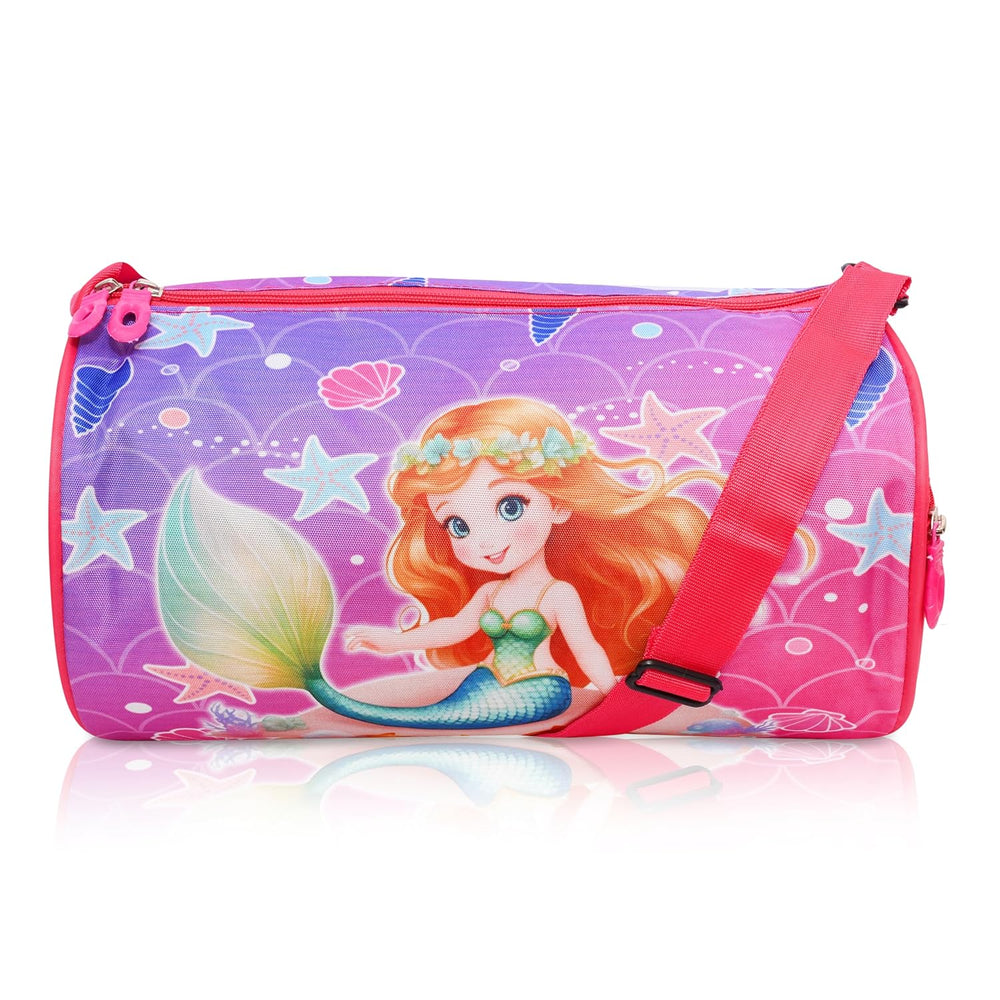 Kids Duffle Travel Bag for Travelling, Dance, Swimming, Picnic, Sports, Traveling Bag for Boys & Girls (Mermaid)